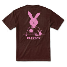 Color Bars X Playboy 'High Roller' Tee - Chocolate-2