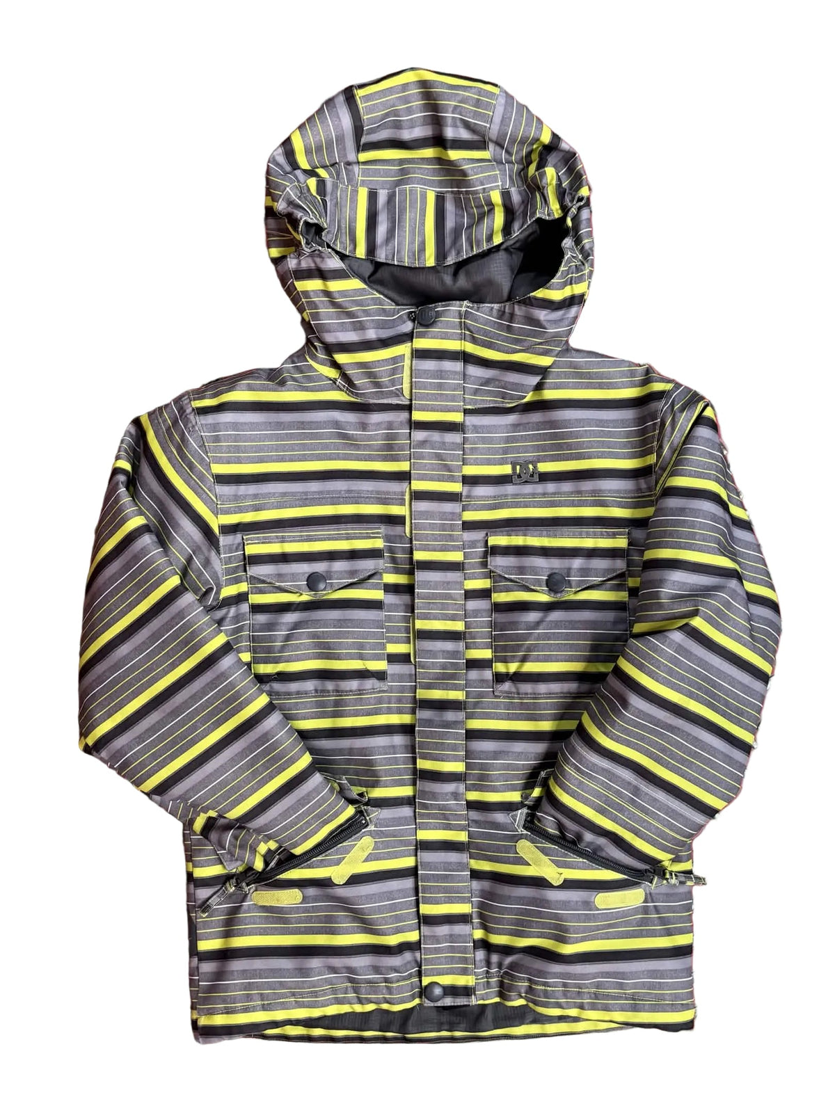 DC Shoes 'Enjoy' Winter Jacket - Grey/Yellow (KIDS)