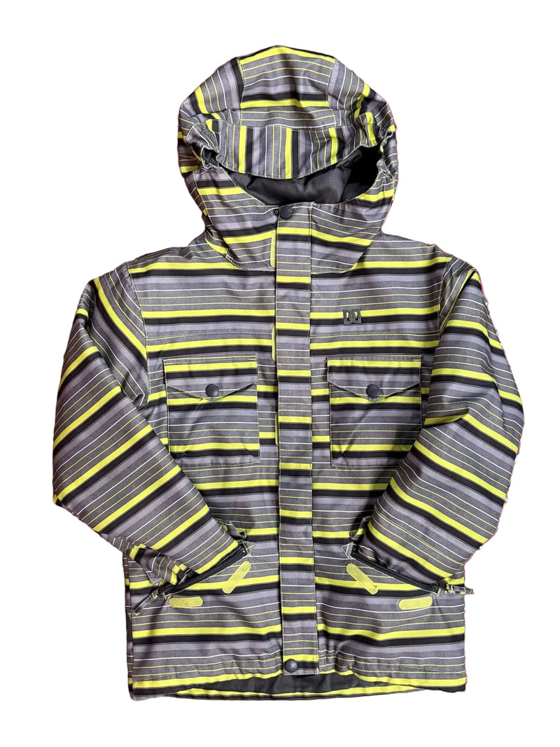 DC Shoes 'Enjoy' Winter Jacket - Grey/Yellow (KIDS)-1