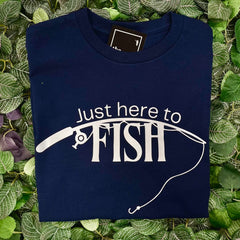 Just Here To Fish Long Sleeve Shirt-1