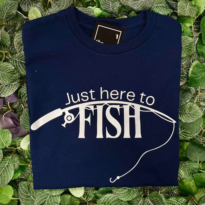 Just Here To Fish Long Sleeve Shirt-1