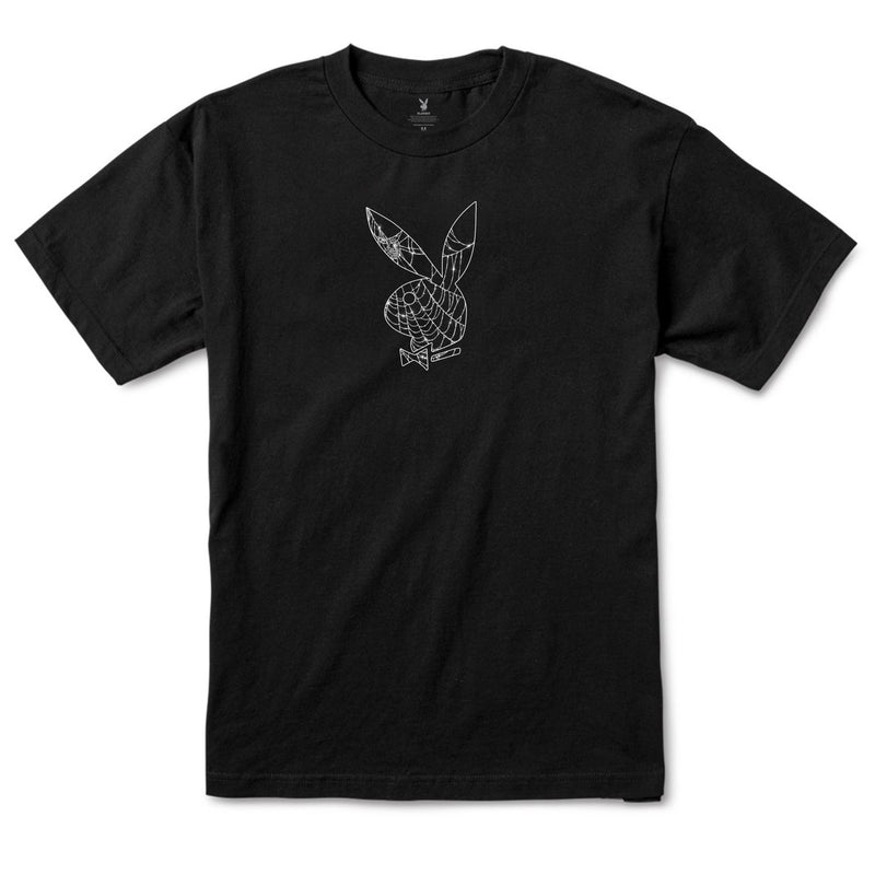 Color Bars X Playboy 'Black Widow' Tee - Black/White-1