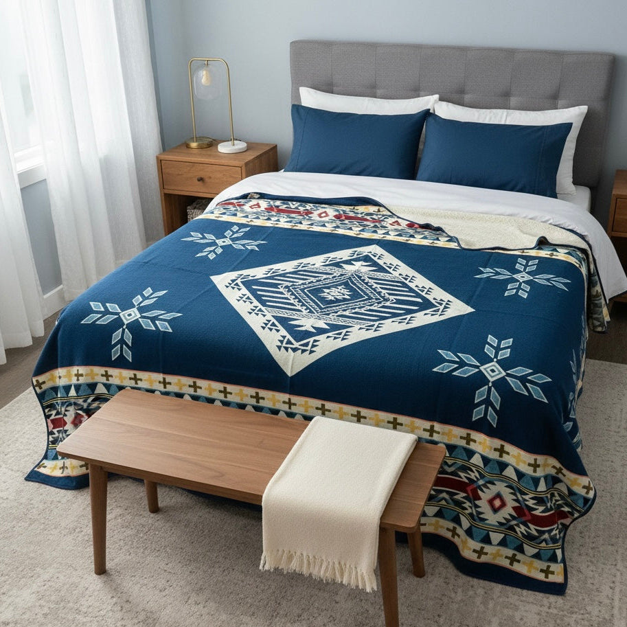 Spirit Trail Alpaca Blanket