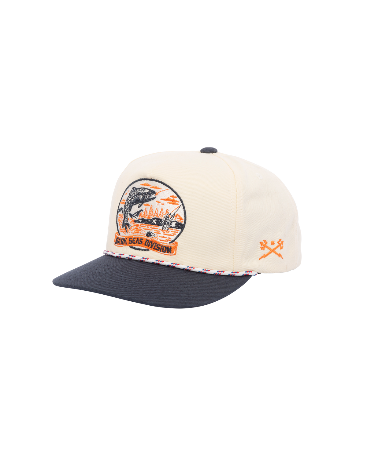 Dark Seas 'Whitley' Cap - White/Navy-1