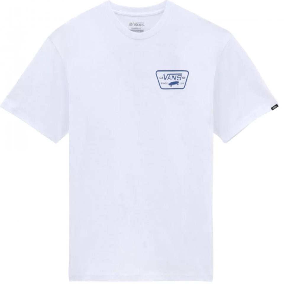 Vans 'Full Patch Back' Tee - White/True Blue-1