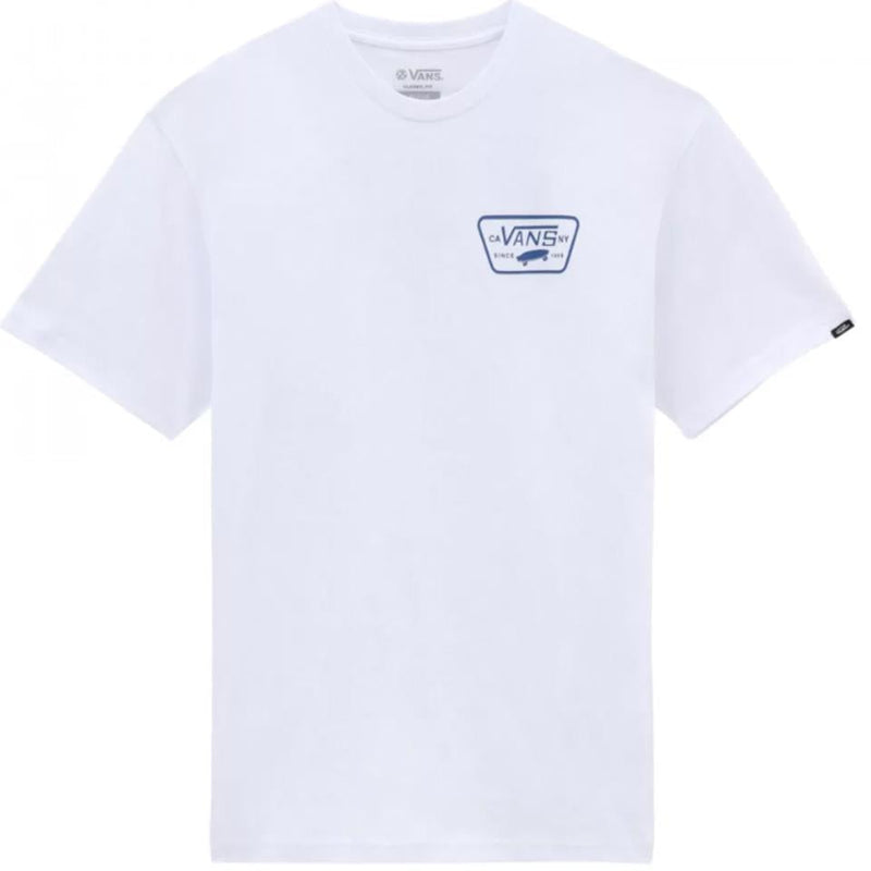 Vans 'Full Patch Back' Tee - White/True Blue-1