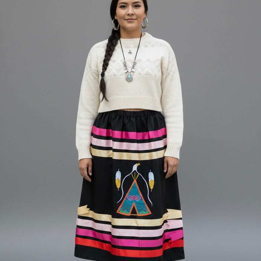 Shelter of Heritage Ribbon Skirt-6