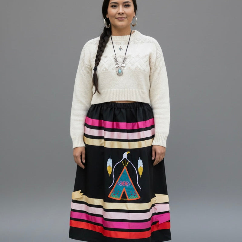 Shelter of Heritage Ribbon Skirt-6