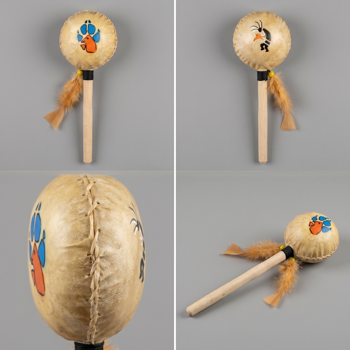 Handcrafted Ceremonial Rattle (6)-2