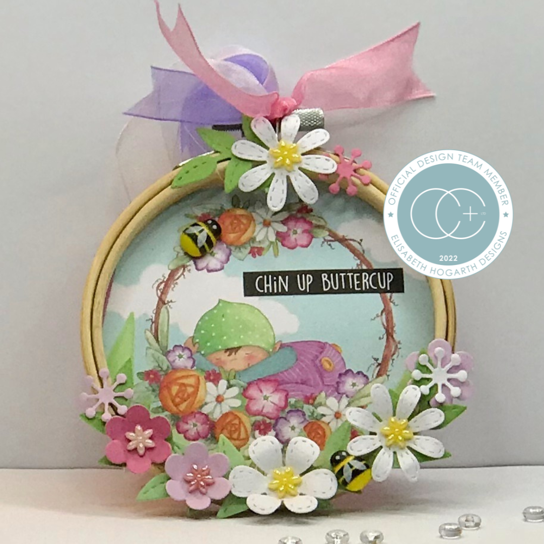 Craft Consortium Let Spring Begin - Adhesive Wooden Bees-4