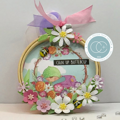 Craft Consortium Let Spring Begin - Adhesive Wooden Bees-4