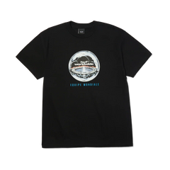 HUF 'Equipe Mondiale' Tee - Black-1