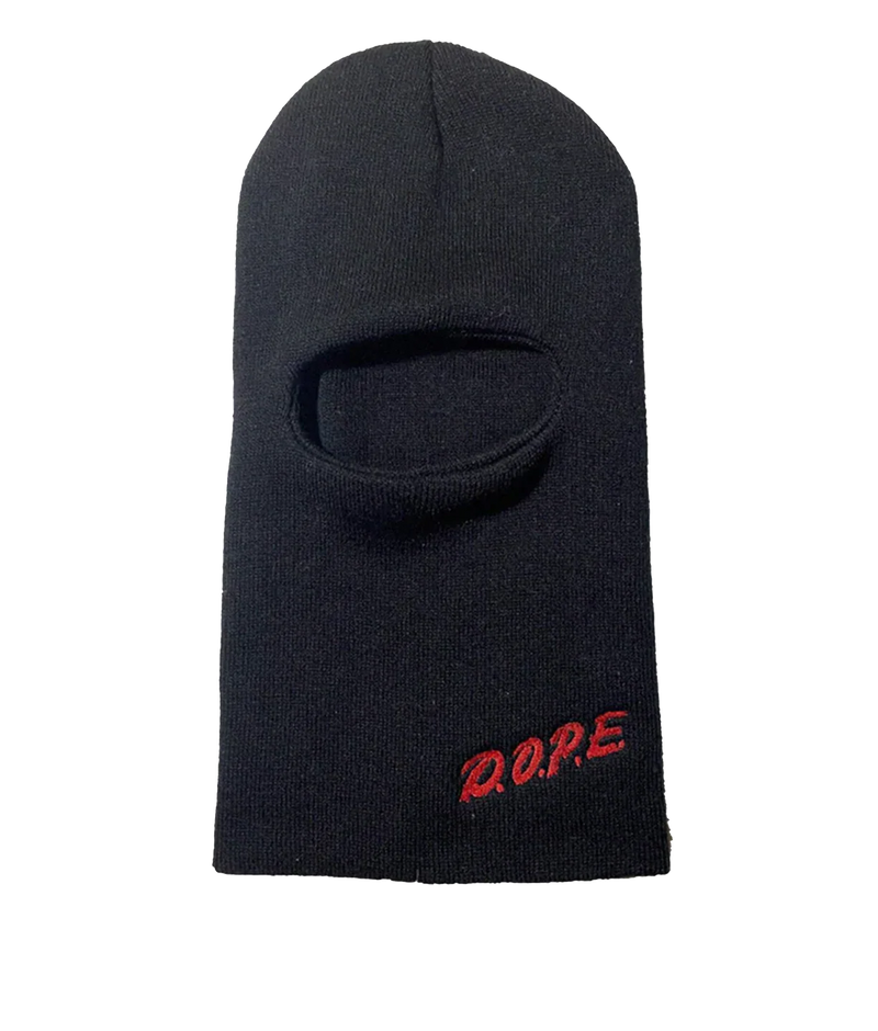 D.O.P.E. Industries 'Robber' Balaclava - Black/Red-1