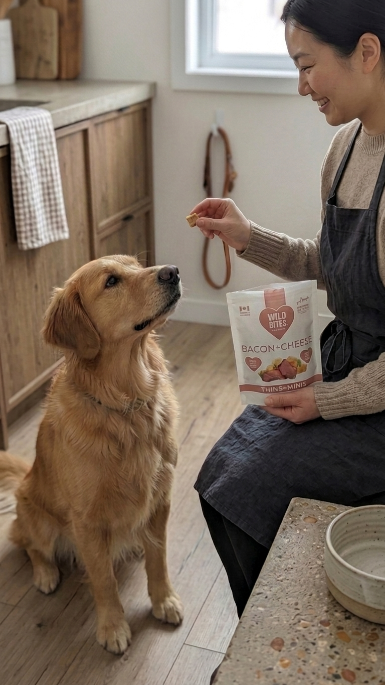 Friandises au bacon et au fromage pour chiens et chats-2