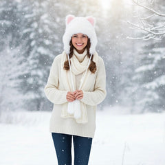Soft Plush Hat(Wolf)-2