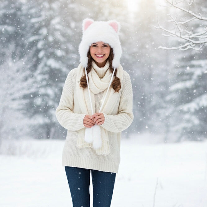 Soft Plush Hat(Wolf)-2