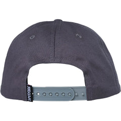 Spitfire 'Gas Mask Script Patch' Snapback Cap - Charcoal-2
