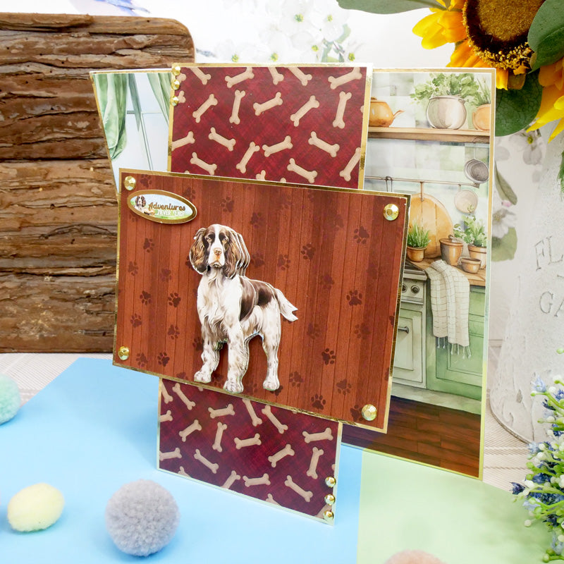 Dog Tales Decoupage Topper Collection-2