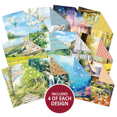 Brilliant Backgrounds - Playful Pals 8" x 8" Paper Pad-2