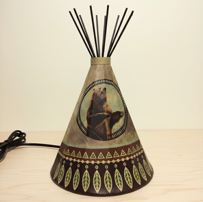 Teepee Table Bear Lamp-4