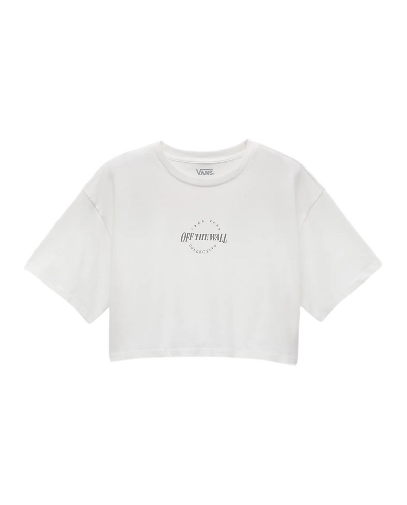 Vans 'Rylen Relaxed' Cropped Tee - Marshmallow (Women’s)-1