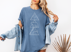 Geometric British Columbia Unisex T-shirt | B.C. Clothing-3