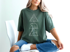 Geometric British Columbia Unisex T-shirt | B.C. Clothing-1