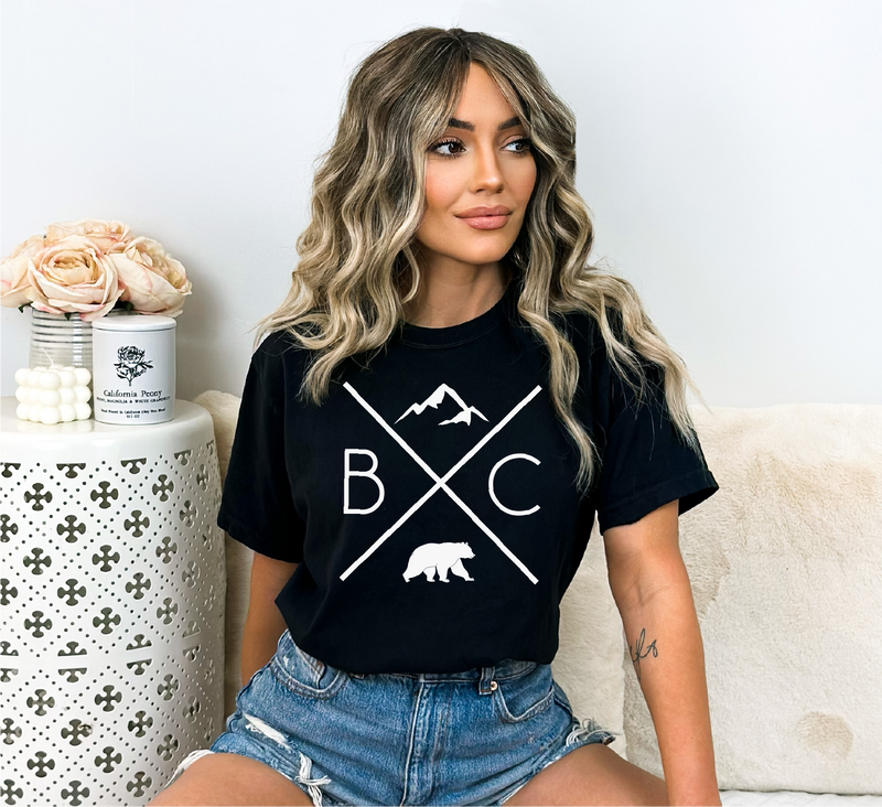 BC X Unisex T-shirt | British Columbia Clothing-1