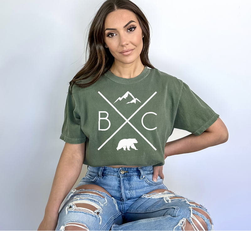 BC X Unisex T-shirt | British Columbia Clothing-3
