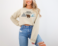 British Columbia Triangles Unisex Crewneck | BC Clothing-3