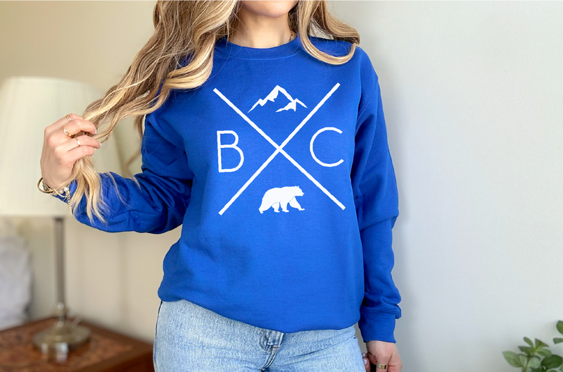 BC X Unisex Crewneck | British Columbia Clothing-1