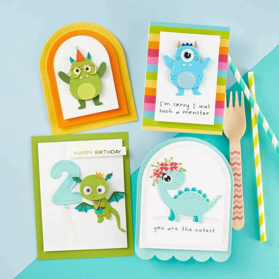 Monster Birthday Die and Clear Stamp Bundle-9