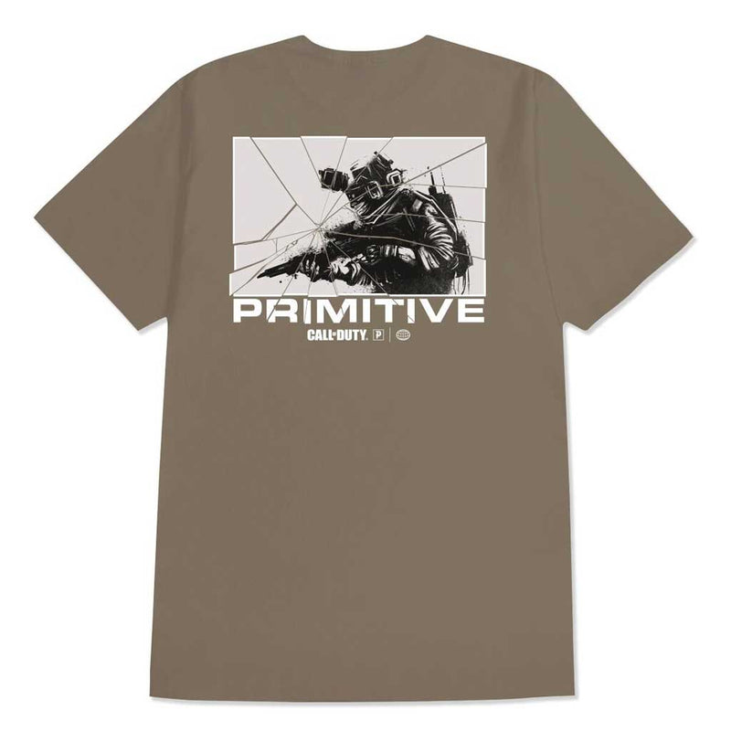 Primitive x COD 'Alpha' Tee - Safari Green-2