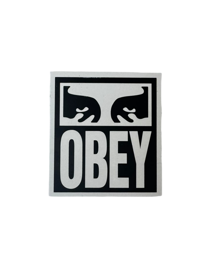 Obey 'Icon Eyes Script' Sticker - Black-1