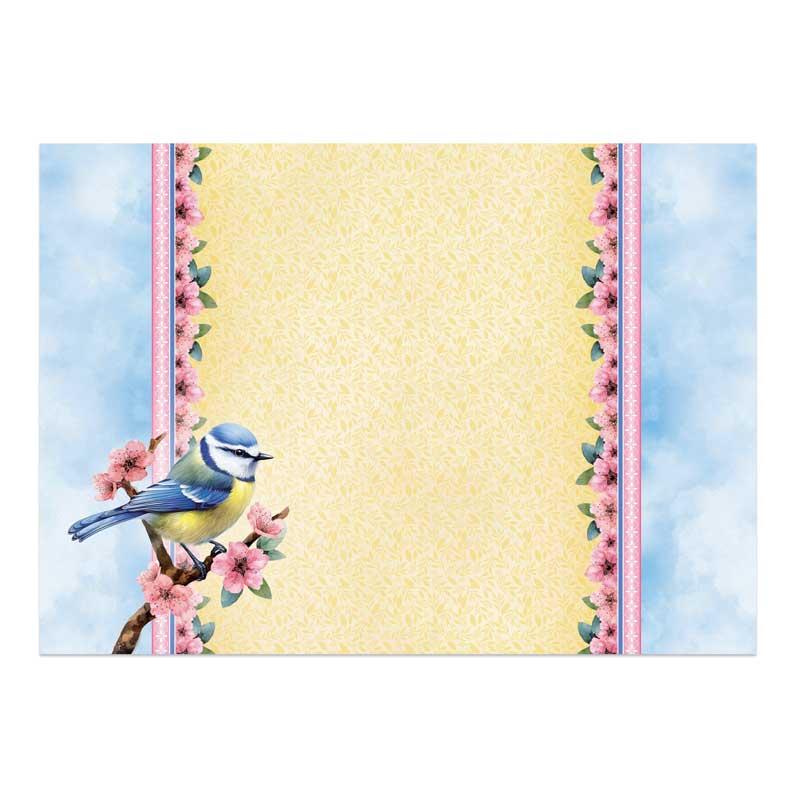 Beautiful Birds Deco-Large Set - Brilliant Blue Tit-4