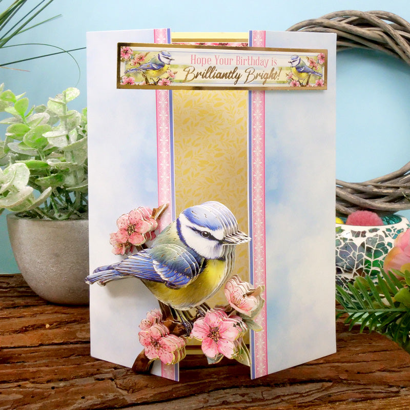 Beautiful Birds Deco-Large Set - Brilliant Blue Tit-7