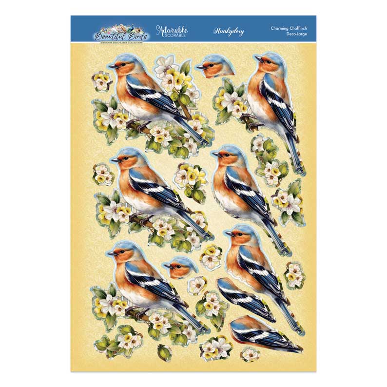 Beautiful Birds Deco-Large Set - Charming Chaffinch-3