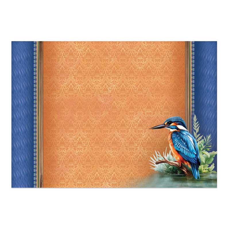 Beautiful Birds Deco-Large Set - Colourful Kingfisher-4