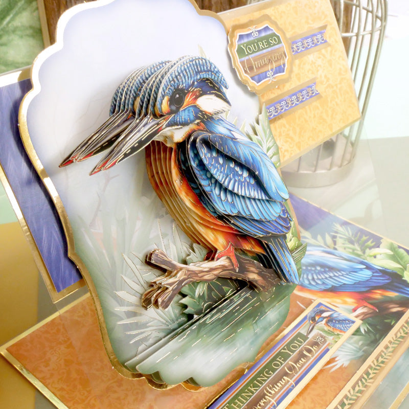 Beautiful Birds Deco-Large Set - Colourful Kingfisher-6