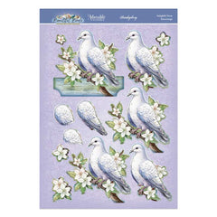 Beautiful Birds Deco-Large Set - Delightful Dove-3