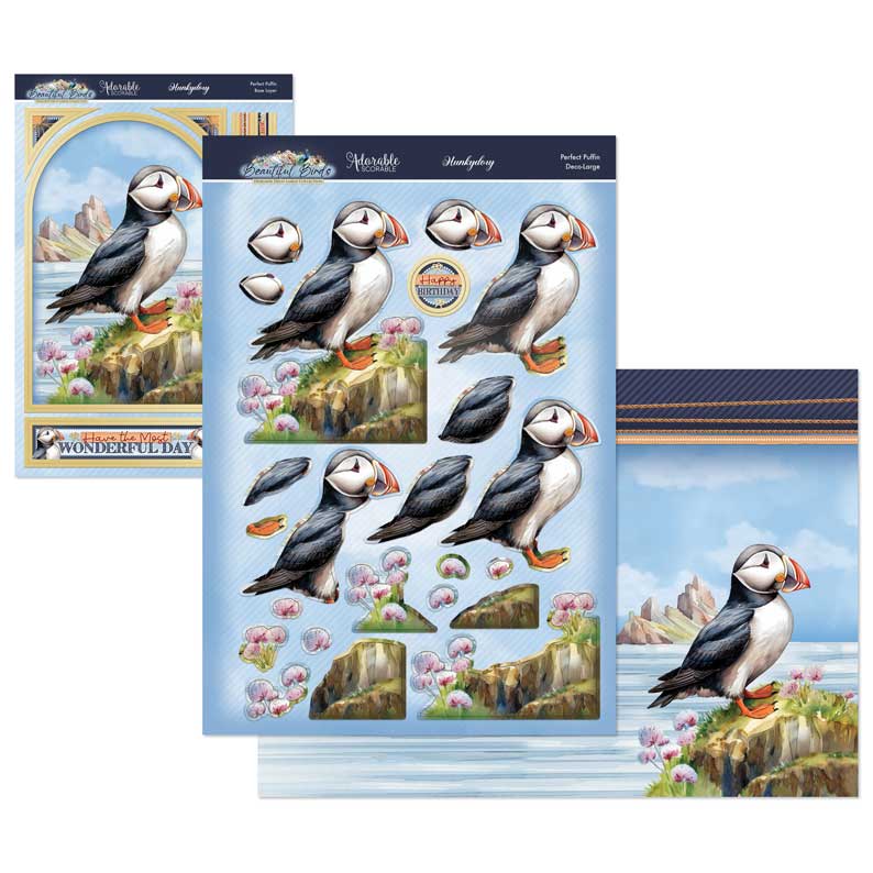 Beautiful Birds Deco-Large Set - Perfect Puffin-1
