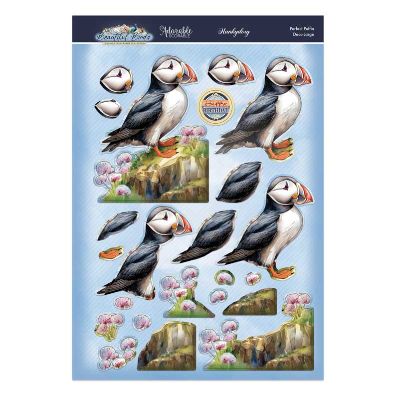 Beautiful Birds Deco-Large Set - Perfect Puffin-3