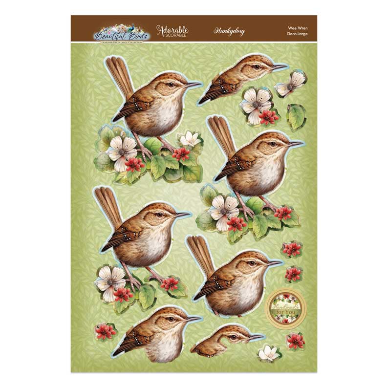 Beautiful Birds Deco-Large Set - Wee Wren-3