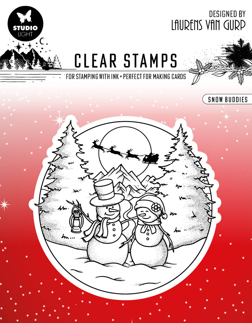 BL Clear Stamp Snow Buddies Essentials 120x120x3mm 1 PC nr.299-1
