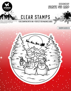 BL Clear Stamp Snow Buddies Essentials 120x120x3mm 1 PC nr.299-1