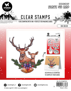 BL Clear Stamp Oh Deer Essentials 120x120x3mm 1 PC nr.301-2