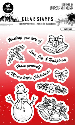BL Clear Stamp Snowman Essentials 105x148x3mm 10 PC nr.302-1