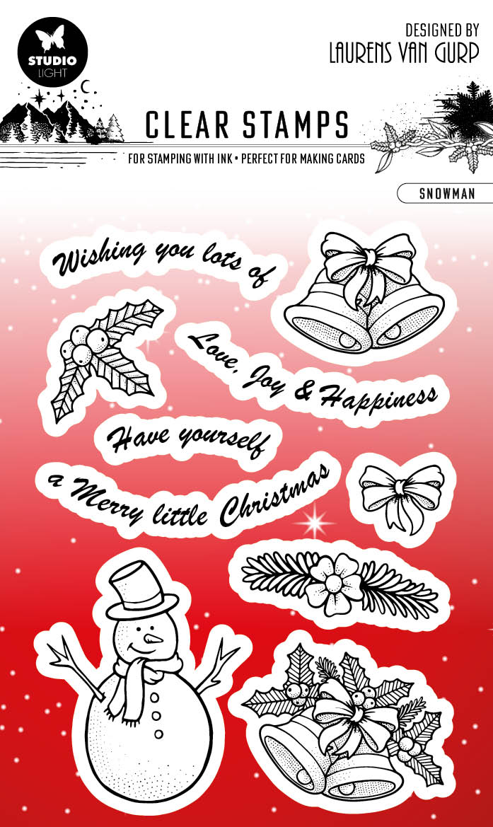 BL Clear Stamp Snowman Essentials 105x148x3mm 10 PC nr.302-1