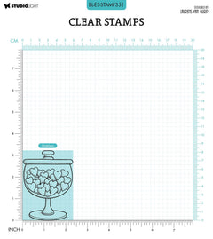 BL Clear Stamp Candy Jar By Laurens 105x74x3mm 1 PC nr.351-2
