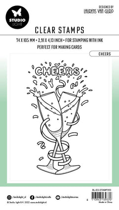 BL Clear Stamp Cheers By Laurens 105x74x3mm 1 PC nr.353-4